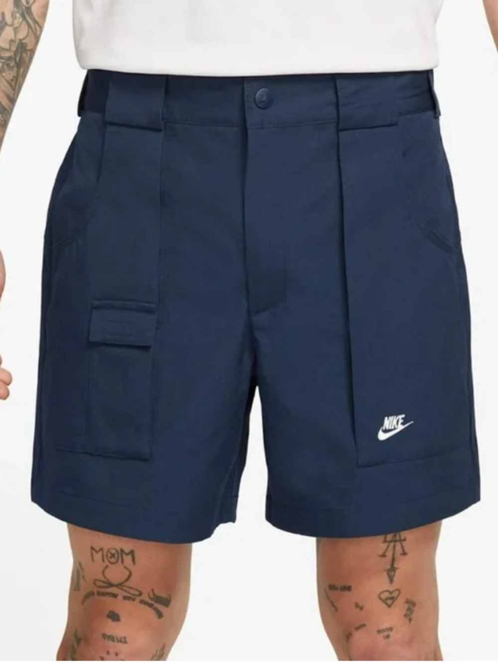 Nike Sportswear Reissue Woven Shorts Midnight Navy/Sail DA0368-410 Men's Size L